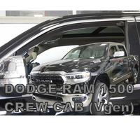 Heko Wind Deflectors For Dodge Ram 1500 Crew Cab 4 Door 2019-Up 2Pcs Tinted