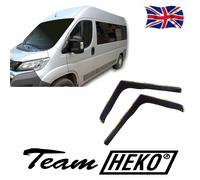 Heko Wind Deflectors For Fiat Ducato 2014-Up 2-Pcs Tinted