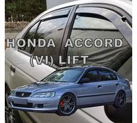 HEKO Wind Deflectors for HONDA ACCORD (VI) 4-door 1998-2003 4pc Set Liftback