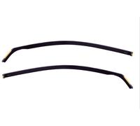 Heko Wind Deflectors For Hyundai Getz 3-Door 2002-2009 2Pcs Tinted
