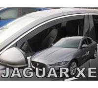 JAGUAR XE 2015-onwards 2-pc Wind Deflectors HEKO Tinted