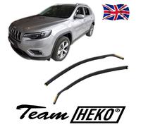 FORD TRANSIT MK8 2014-onwards 2-pc Wind Deflectors HEKO Tinted