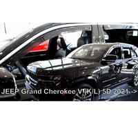 Heko Wind Deflectors For Jeep Grand Cherokee 2021-Up LSE 4-Pcs Short Tinted