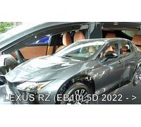 LEXUS RZ 300e 450e 5-doors 2022-onwards 4-pc Wind Deflectors HEKO Tinted