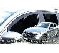 Wind deflectors 4 pieces HEKO tinted compatible with MERCEDES EQC N293 since 2019