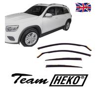Wind deflectors 4 pieces HEKO tinted compatible with Mercedes GLB SUV 2019-up