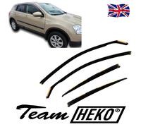 Heko Wind Deflectors For Nissan Qashqai Mk1 5 Seater 2007-2013 4PC Tinted