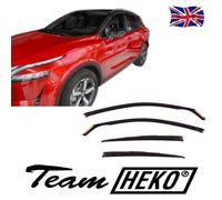 HEKO Wind Deflectors for NISSAN QASHQAI MK3 2021-onwards SUV 5-door 4-pc Tinted