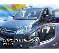 HEKO Wind Deflectors for PEUGEOT PARTNER 2008-2019 2pc Set