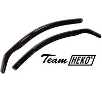 Wind Deflectors Fits Clio RS Mk3 2005-2012 3-Door 2-Pcs Set Tinted Heko