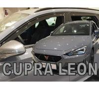 Wind Deflectors Fits Seat Cupra Leon / Estate 2020-Up 5-Door 4-Pcs Set Heko