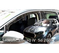 Wind deflectors 4-pc full HEKO tinted compatible with SKODA ENYAQ IV SUV 2020-up