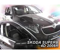 HEKO Wind Deflectors for SKODA SUPERB II 4/5-door 10/2008-2015 Saloon /estate 2p