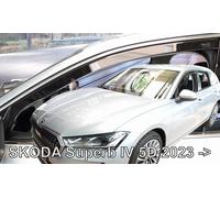SKODA SUPERB MK4 5-door Estate 2024-onwards 2-pc Wind Deflectors HEKO Tinted