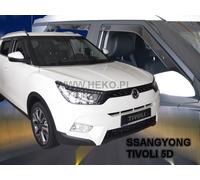 Wind Deflectors Fits Ssangyong Tivoli 2015-2023 5-Door 4-Pcs Set Tinted Heko