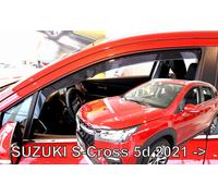 HEKO Wind Deflectors for SUZUKI S-CROSS 5-door 2021- 2pc Set