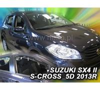 HEKO Wind Deflectors for SUZUKI SX4 II S-CROSS 5-door 08/2013- 2pc Set