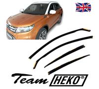 SUZUKI VITARA MK2 2014-onwards 5-door 4-pc Wind Deflectors HEKO Tinted