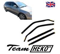 HEKO-29363 (4 Pieces) Wind Deflectors Fits Toyota AVENSIS 2003 - 2009 5-Door Estate