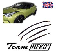 Wind Deflectors Fits Toyota CH-R 2016-2023 5-Door 4-Pcs Set Tinted Heko