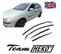 For Opel / GM / Vauxhall Corsa / Corsa C 2000 - 2006 Wind deflectors HEKO 25366