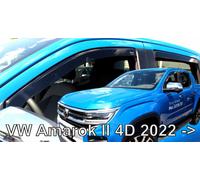 VW AMAROK MK2 SUV 4-door 2022-onwards 4-pc Wind Deflectors HEKO Tinted