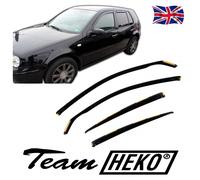 Heko Wind Deflectors For VW Golf 4 Mk4 Hatchback / Estate 1997-2006 4Pcs Tinted