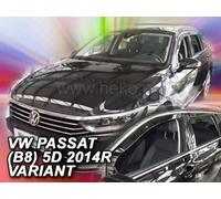 HEKO Wind Deflectors for VW PASSAT B8 5-door 2014- 4pc SetVARIANT