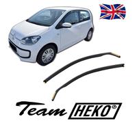 Heko Wind Deflectors 31192 - 2pc Tinted for VW Up / Skoda Citigo / Seat Mii 5-door