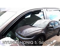 HEKO Wind Deflectors HYUNDAI LONIQ 5 UNIQ or NE 2021-onwards 4-pc Tinted