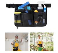 HEKOBAG Heavy Duty Tool Belt Pouch 7 Pockets | Waterproof Oxford Gardening Belt Work Pouch with Adjustable Belt for Garden Shears Wrench Hammers Screwdrivers Professional