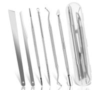 HekouJiub 6pcs Ingrown Toenail File, Ingrown Toenail Removal Kit, Professional Surgical Stainless Steel, Under Nail Cleaner Tools Pain Relief for Thick Nails Treatment, Nail Care
