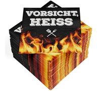 HEKU 30243-233: 100 Napkins, 3-ply, Caution hot, Other