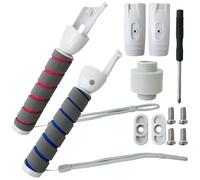 HEKUTU for Meta Quest 3S VR Accessories - Controller Grips with Quick-Lock for B-eat S-Aber & Golf+