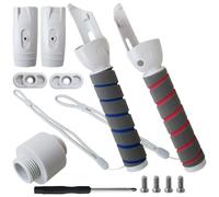 HEKUTU VR Gaming Grips for Quest 3S/3 - Extensions for Baseball, Tennis, for B-eat S-Aber, and for Golf+