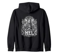 Hel Below The Roots Norse Mythology Zip Hoodie