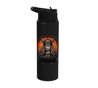 Hel Goddess Ruler of the Underworld in Norse Mythology Stainless Steel Insulated Water Bottle