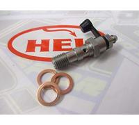 HEL Stainless Steel Double Banjo Bolt with Bleed Nipple - M10 x 1.00