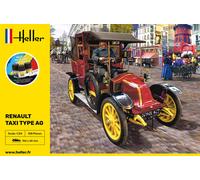 Bright 35705 - 1:24 Starter Kit Renault Taxi Type AG - New