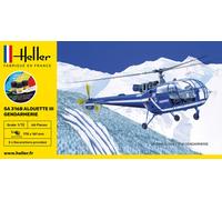 HEL56286 - Heller 1:72 Gift Set - SA Alouette III Gendarmerie