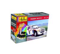 HEL56716 - Heller 1:24 Gift Set - Peugeot 205 EV2
