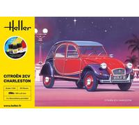HEL56766 - Heller 1:24 Gift Set - Citroen 2 CV Charleston