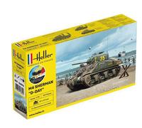 Heller 1:72 Gift Set - M4 Sherman D-Day