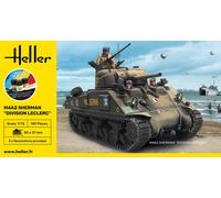 HEL56894 - Heller 1:72 Gift Set - M4A2 Sherman "Division Leclerc"