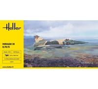 Heller 80323" Mirage III E/R/5 BA Model Kit, 1:72 Scale