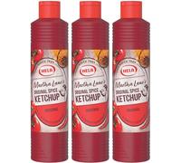 Hela Martha German Curry Ketchup Original 800ml Pack of 3 - Classic Currywurst Joy with a Genuine Spice Fusion - Traditional German Taste