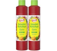 Hela Tomato Ketchup Curry Delikat 800ML - Imported by DFB (Pack of 2)