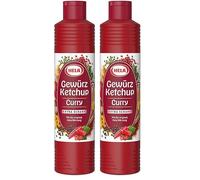 Hela Tomato Ketchup Curry Extra Scharf Hot 800ML - Imported by DFB (Pack of 2)