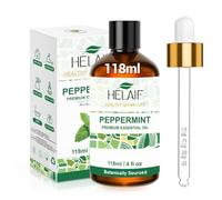 HELAIF Peppermint Essential Oil 118ml, Peppermint Oil with Dropper
