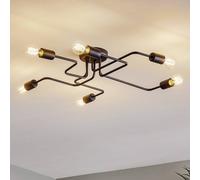 HELAM Ceiling lamp Tube 6-bulb black